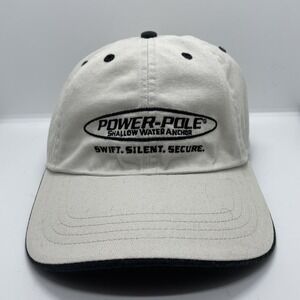 Power Pole Shallow Water Anchor Hat Fishing Adjustable H&L‎ Strap Beige